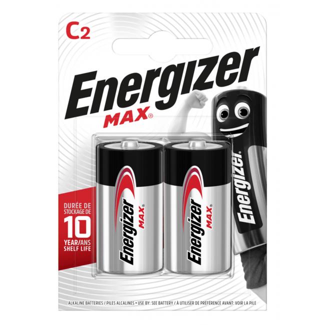 Battery Energizer MAX C E93 2 pcs in a pack.