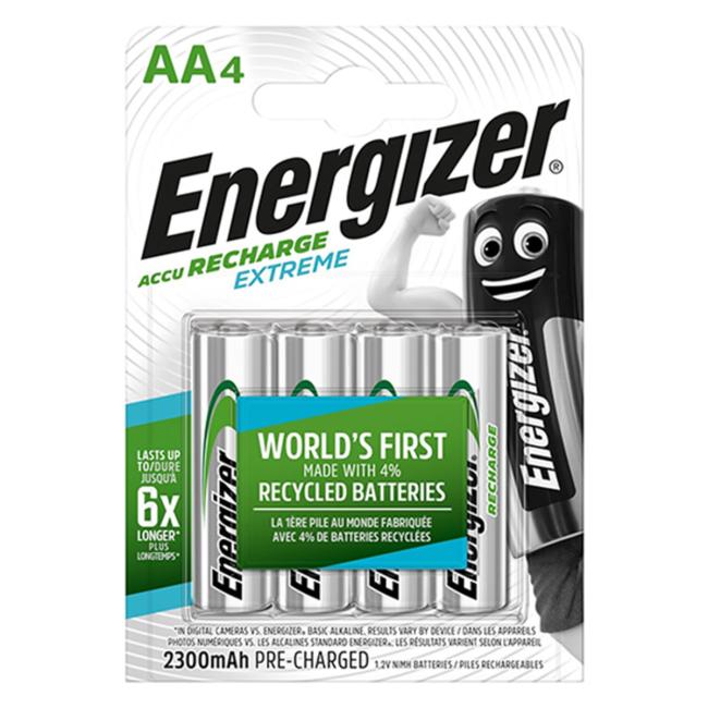 [EN635429] Energizer dobíjacia tužková batéria 2300 mAh AA-HR6 / 4 ks