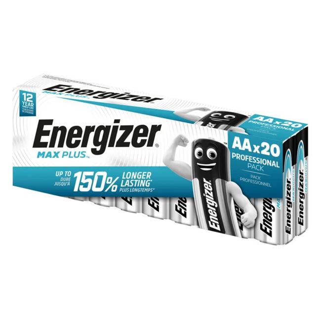 [EN706431] Energizer Max Plus AA alkaline pencil battery 20 pcs