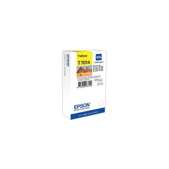 [EP016624] Ink cartridge Epson T7014 yellow XXL C13T701440 for WP4000/WP4500 (3,400 pages)