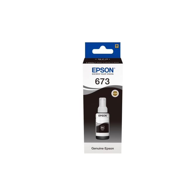 [EP018413] Atramentová náplň Epson C13T67314A black pre L800/L805/L850/L1800 (70 ml)