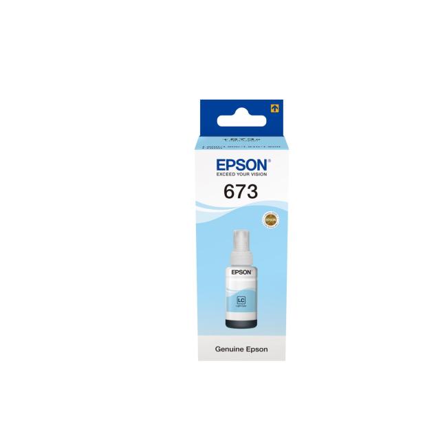[EP018417] Atramentová náplň Epson C13T67354A light cyan pre L800/L805/L850/L1800 (70 ml)