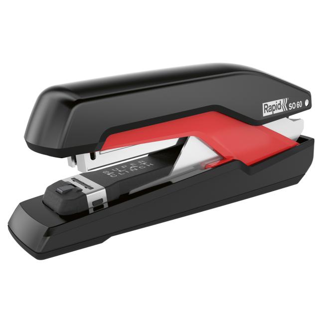 [ES000553] Stapler Rapid Supreme Omnipress SO60 black/red