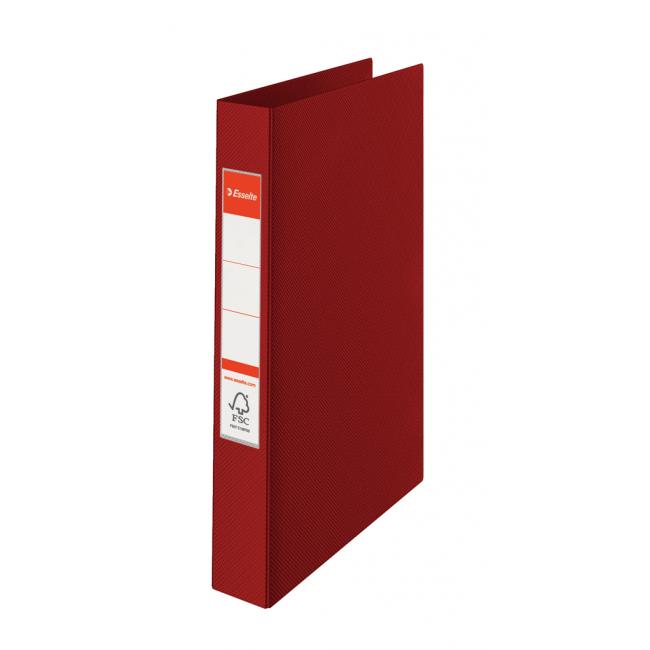 2-ring binder Esselte all-plastic 4.2 cm VIVIDA burgundy