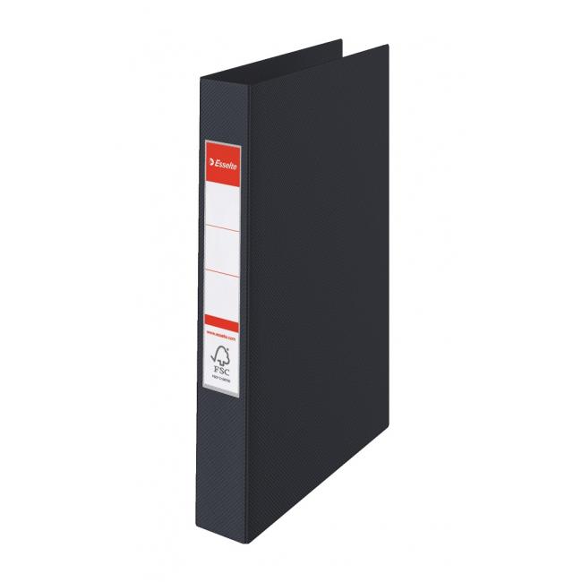 4-ring binder Esselte all-plastic 4.2 cm VIVIDA black