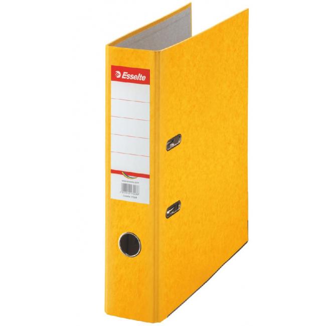 [ES017928] Esselte Rainbow lever folder 7.5 cm yellow