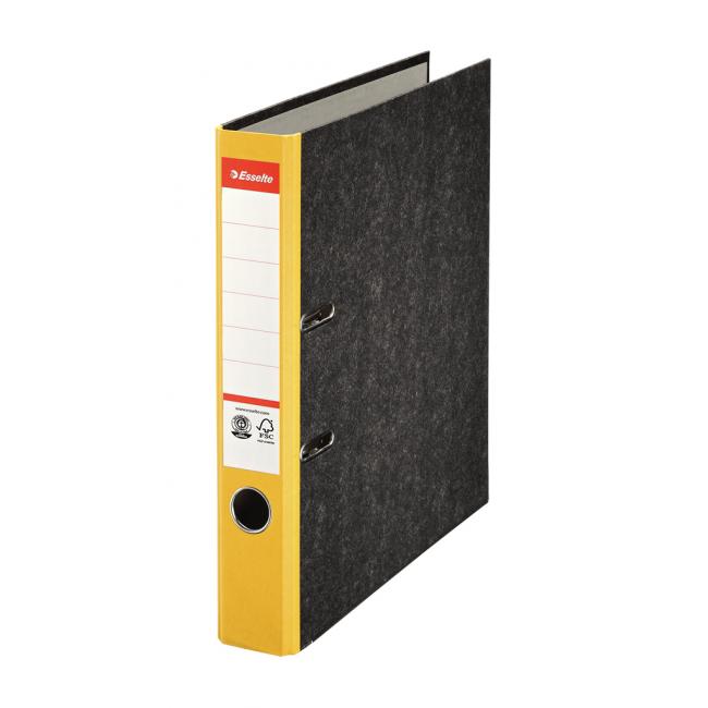 [ES036060] Zakladač pákový Esselte Mramor 5cm žltý