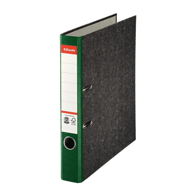 [ES036061] Lever filer Esselte Marble 5cm green