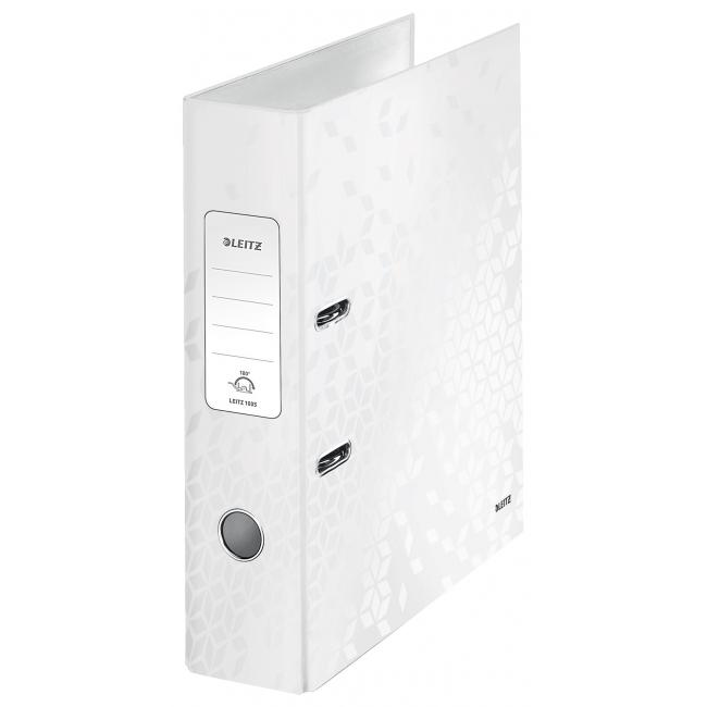 Lever filer Leitz 180° WOW 8cm pearl white