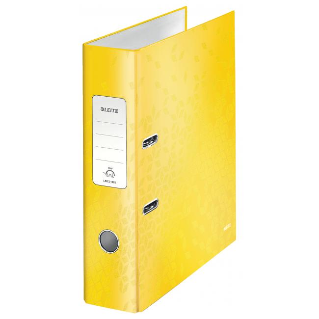 Lever filer Leitz 180° WOW 8cm yellow