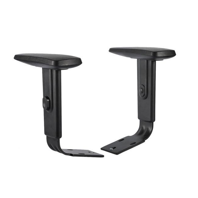 [AN060000] Height-adjustable plastic armrests BR 06 black 2 pcs