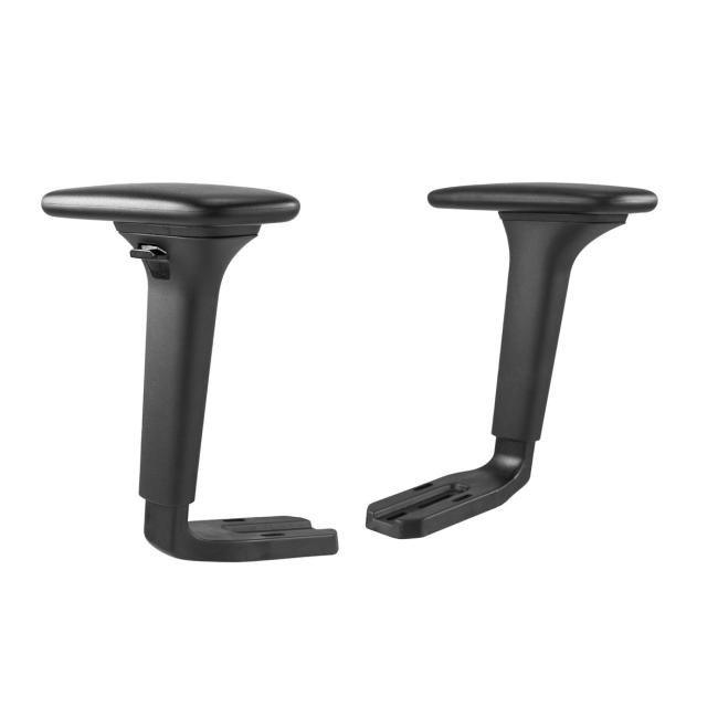 [AN060002] Height-adjustable plastic armrests 4D, AR 12 black 2 pcs