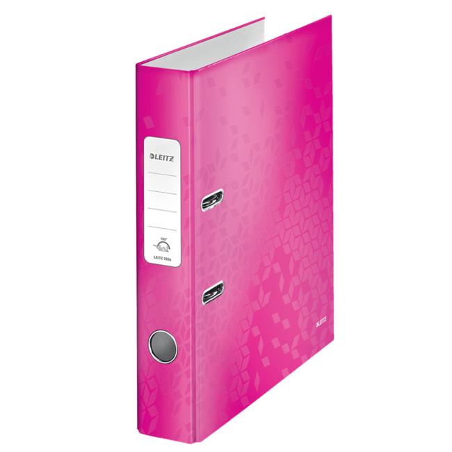 [ES060023] Lever filer Leitz 180° WOW 5cm pink