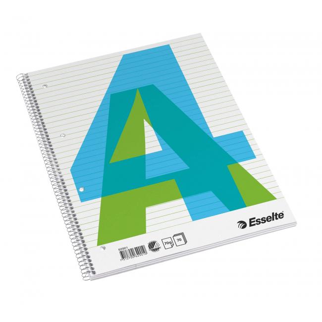 Block College Esselte A4 70 sheets lined