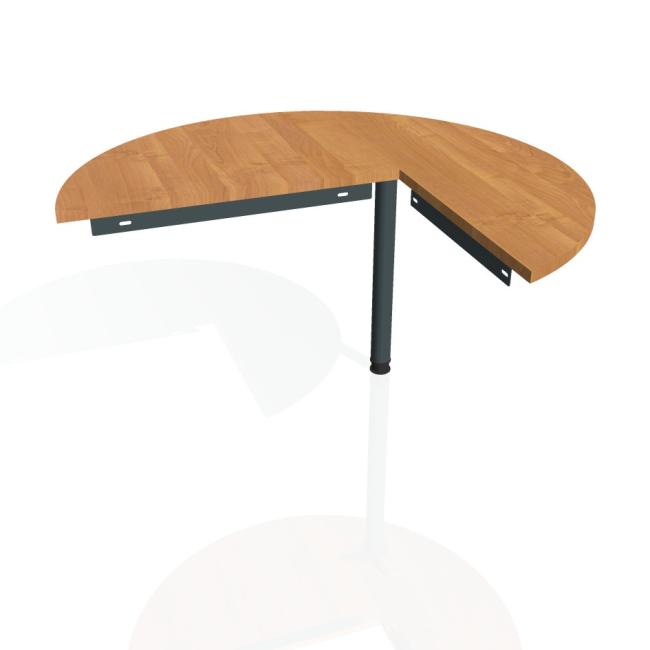 [ON120139] Additional table Gate, left, 120x75.5 cm, alder/metal