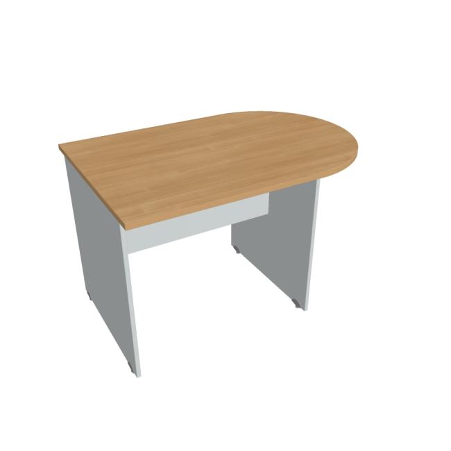 Additional Gate table, 120x75.5x80 cm, oak/grey