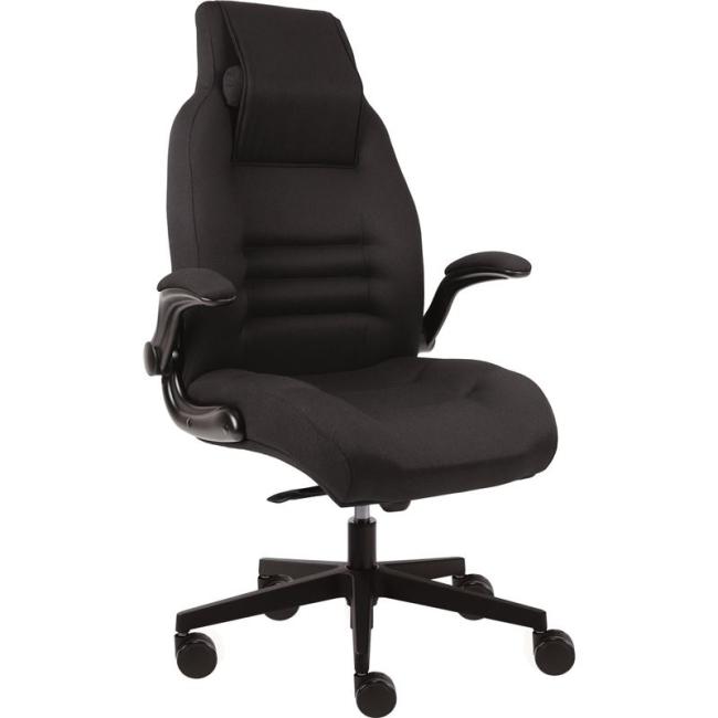 Dizipo work chair for heavy duty, black