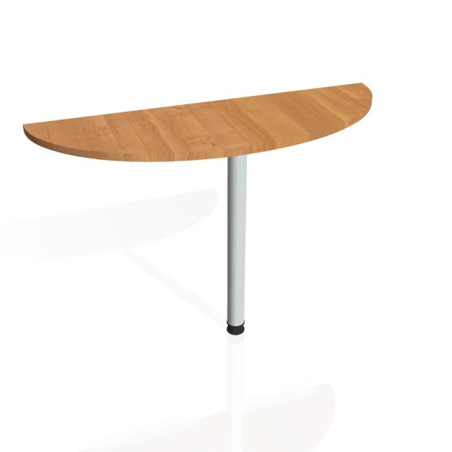 Prídavný stôl Gate, 120x75,5x40 cm, jelša/kov