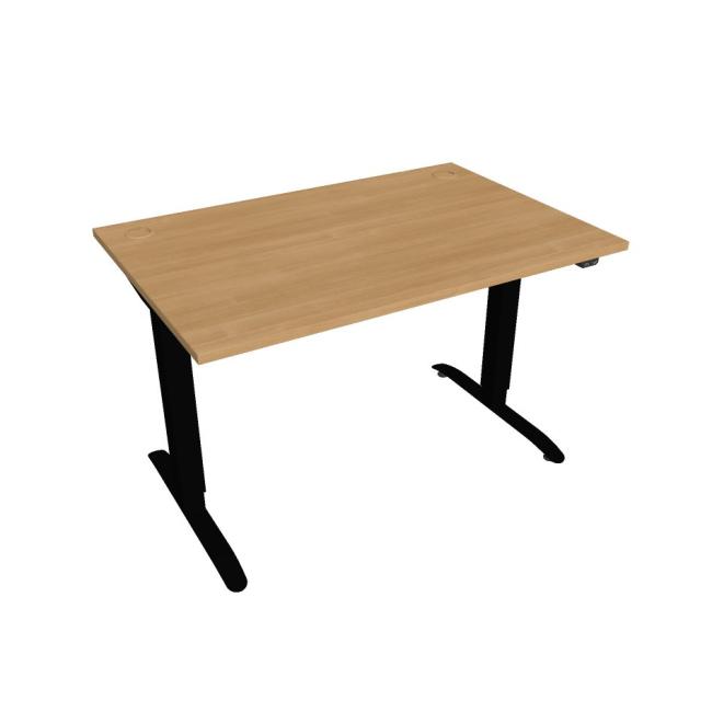 [ON120341] Motion desk, ZO, 2S, 120x70.5-120.5x80 cm, oak/black
