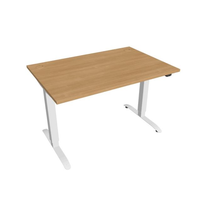 [ON120343] Motion desk, ZO, 2S, 120x70.5-120.5x80 cm, oak/white