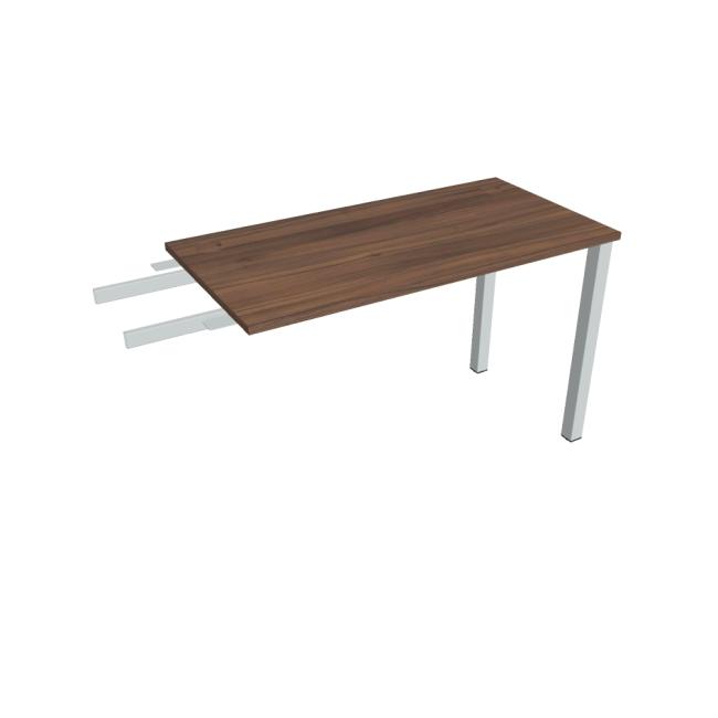 Work table Uni, chain, 120x75.5x60 cm, walnut/grey