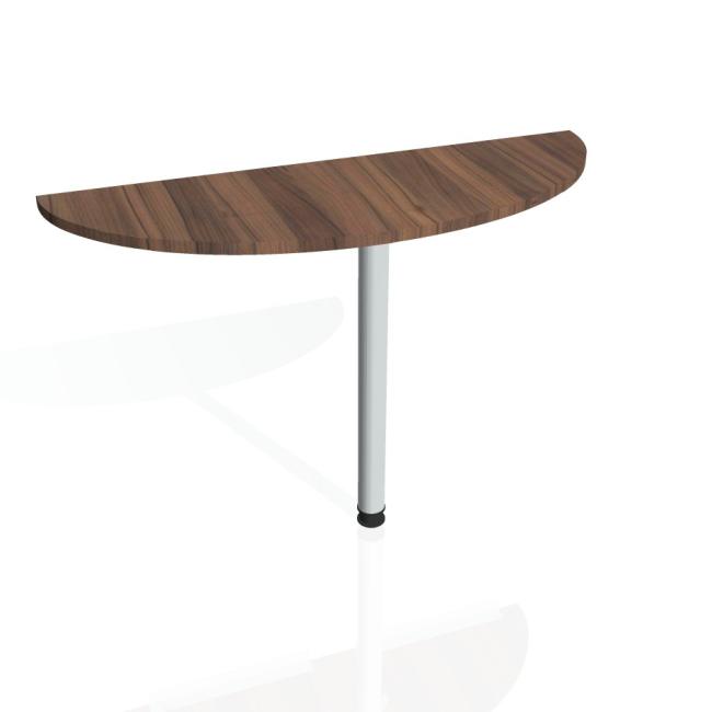 [ON120379] Additional table Gate, 120x75.5x40 cm, walnut/metal