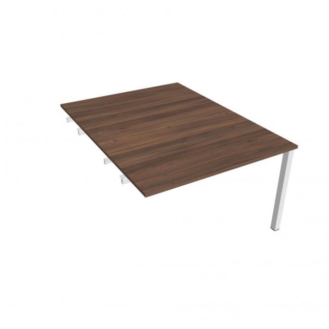 [ON120973] Work table Uni k pozdź. chain, 120x75.5x160 cm, walnut/white