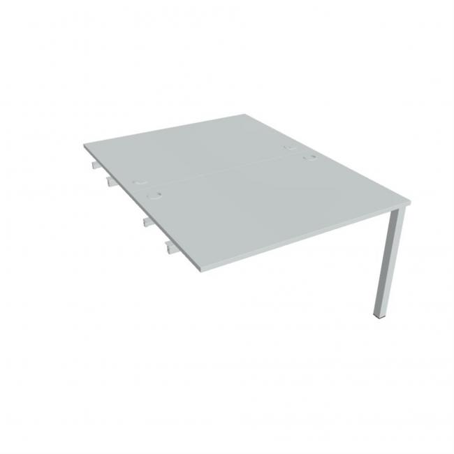 Work table Uni k pozdź. chain, 120x75.5x160 cm, gray/grey