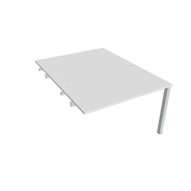[ON120992] Work table Uni k pozdź. chain, 120x75.5x160 cm, white/grey