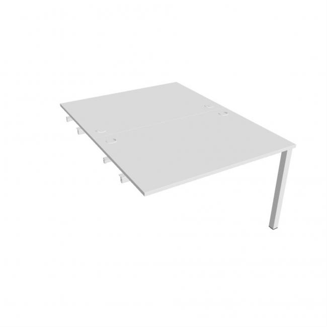 [ON120993] Work table Uni k pozdź. chain, 120x75.5x160 cm, white/white