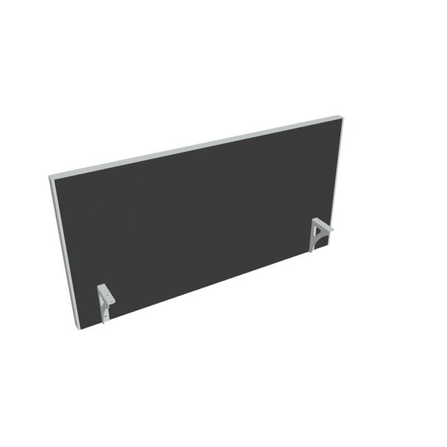[ON121350] Akustik table edge screen, 120 cm, anthracite