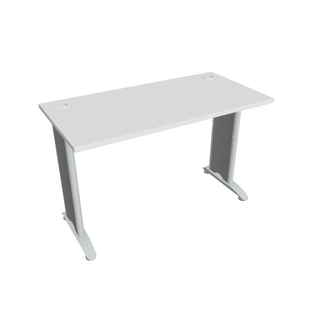 Flex desk, 120x75.5x60 cm, white/metal