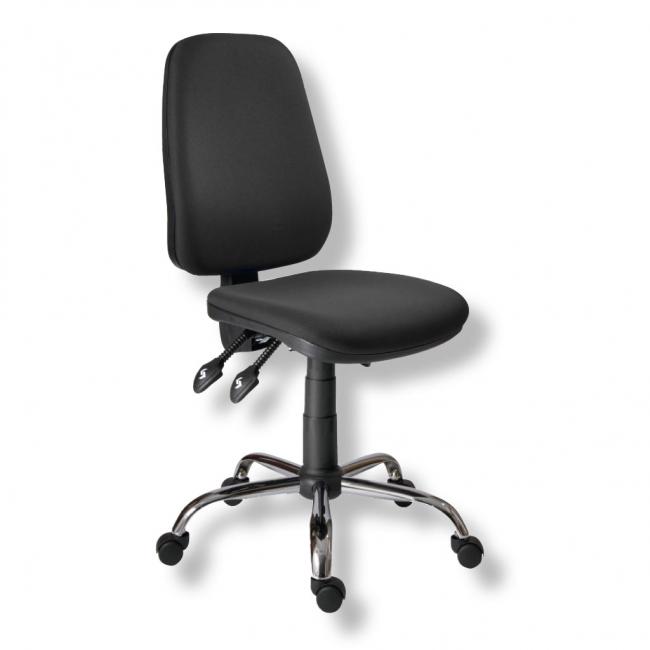[AN114000] Office chair 1140 ASYN C chrome/black D02