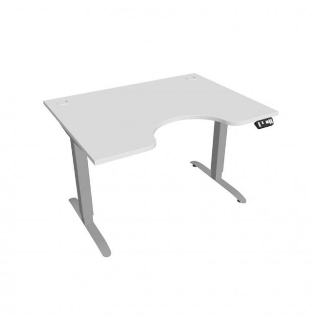 [ON123192] Motion Ergo desk, PO, 2S, 120x70.5-120.5x90 cm, white/grey