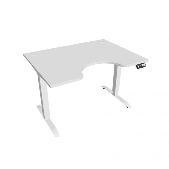 [ON123193] Motion Ergo desk, PO, 2S, 120x70.5-120.5x90 cm, white/white