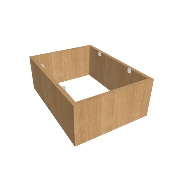 [ON124594] Hobis container plinth, oak/oak