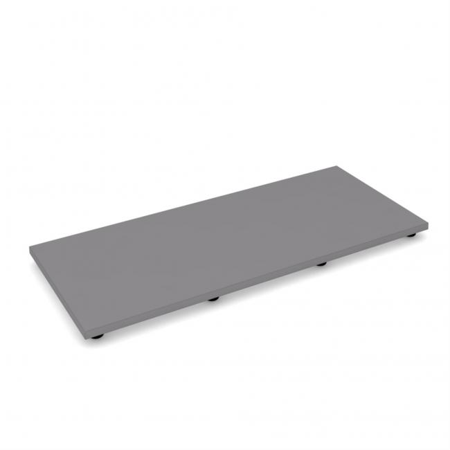 [ON124680] Leveling bottom for 3 file cabinets OP, 124.8x64 cm, gray
