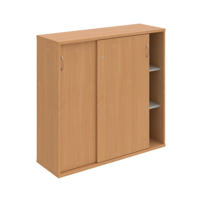 [ON125922] Strong shelf cabinet, 120x115.2x40 cm, beech/beech