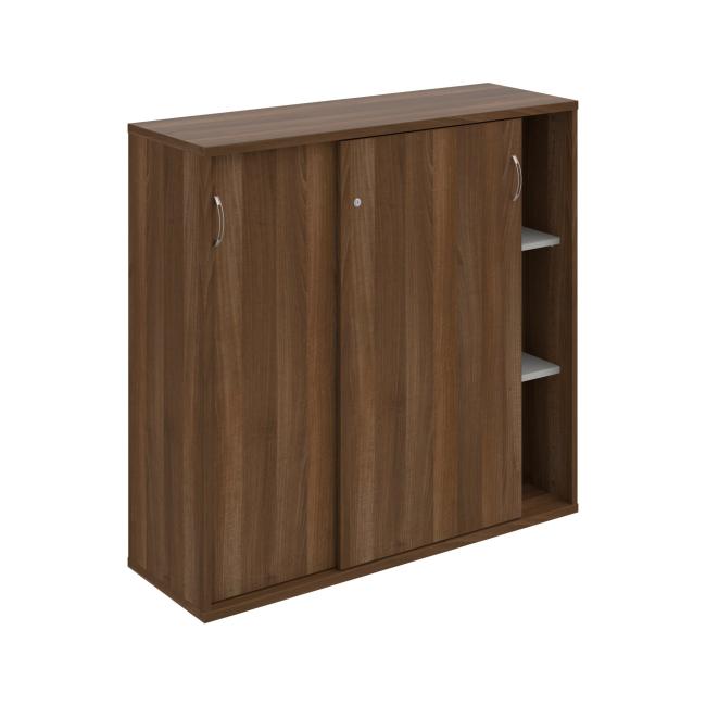 [ON125977] Strong shelf cabinet, 120x115.2x40 cm, walnut/walnut