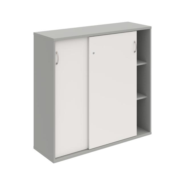 [ON125999] Strong shelf cabinet, 120x115.2x40 cm, grey/white