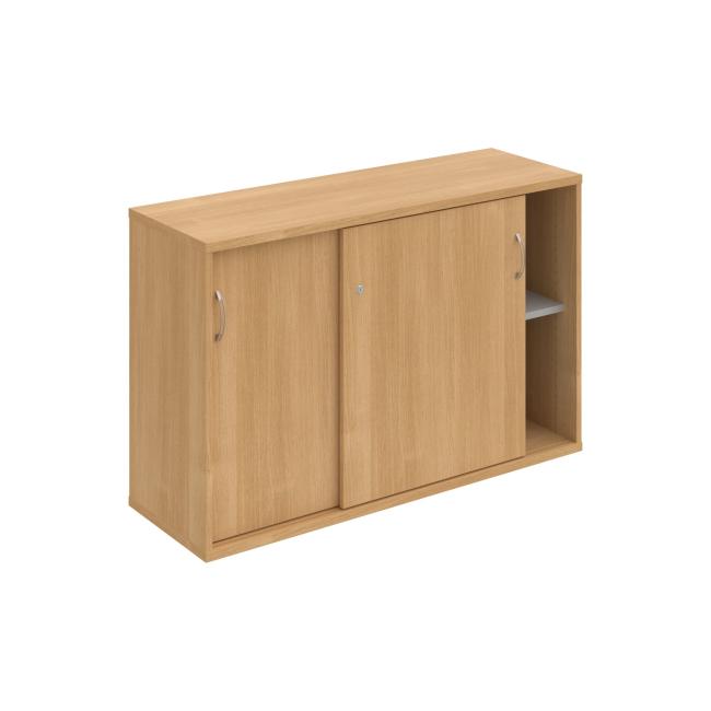 [ON126144] Strong shelf cabinet, 120x76.8x40 cm, oak/oak