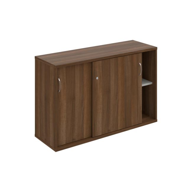 [ON126277] Strong shelf cabinet, 120x76.8x40 cm, walnut/walnut