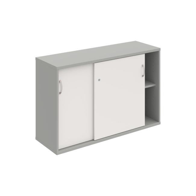 [ON126299] Strong shelf cabinet, 120x76.8x40 cm, grey/white