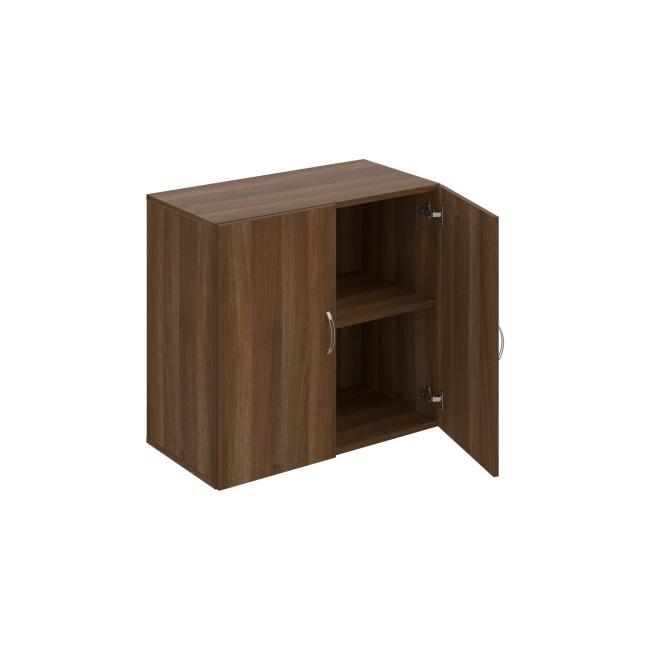[ON128016] Drive shelf cabinet, 80x74x42 cm, walnut/walnut