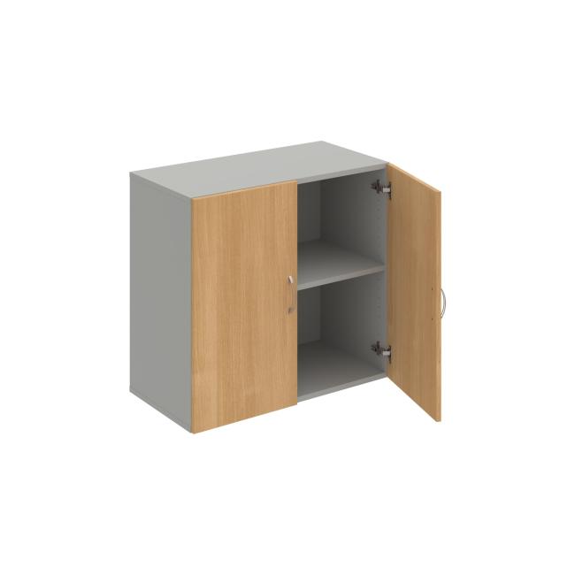 Drive shelf cabinet, 80x74x42 cm, oak/grey