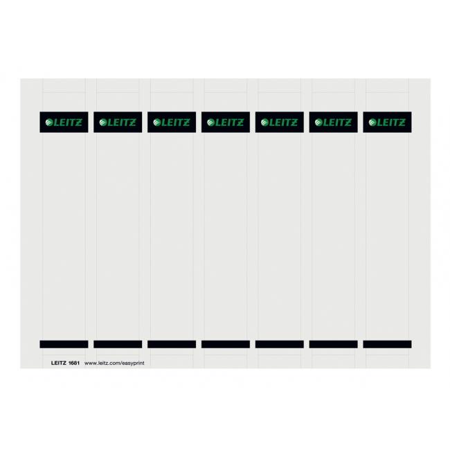 [ES168185] Pressable spine labels for Leitz 180° binders, spine width 52 mm