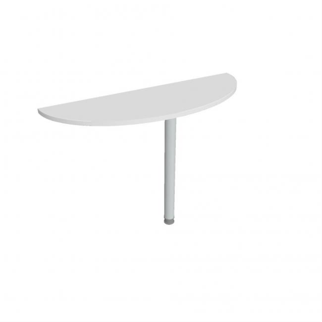[ON128599] Additional Gate table, 120x75.5x40 cm, white/metal