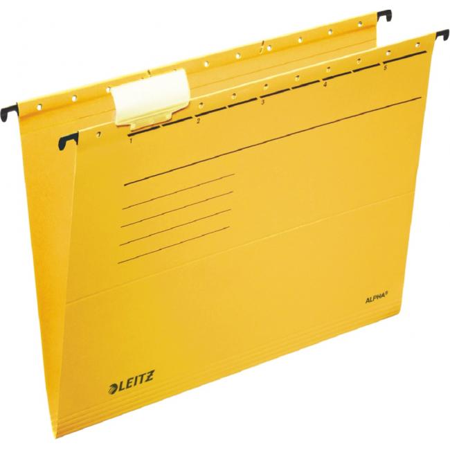 Hanging case Leitz ALPHA yellow