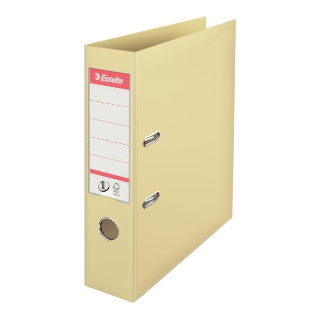 Pákový priečinok Esselte No.1 celoplastový 7,5cm Naturele krém