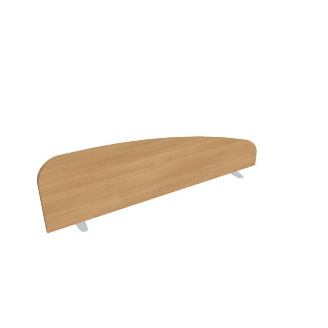 Zástena na tablet Hobis, okrúhla, 140 cm, dub